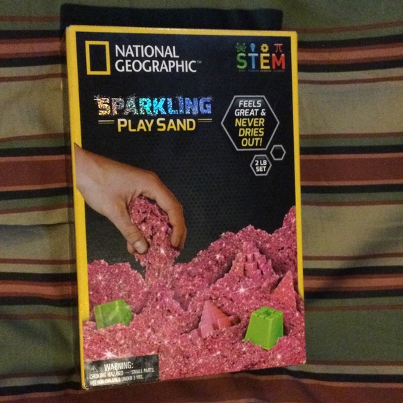 SPARKLING PLAY SAND | National Geographic | STEM Kit | Unopened - Picture 1 of 9